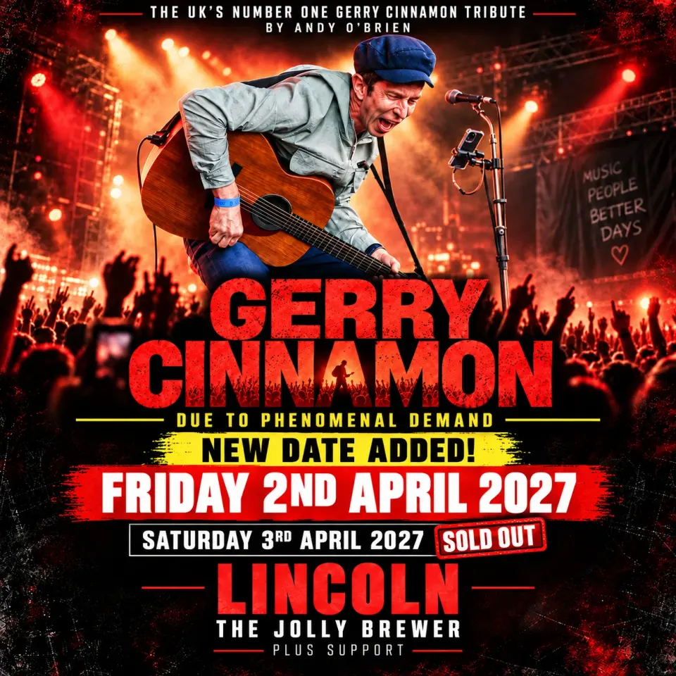 GERRY CINNAMON EXPERIENCE LIVE artwork